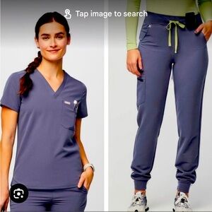 Space Navy FIGS Scrub Set